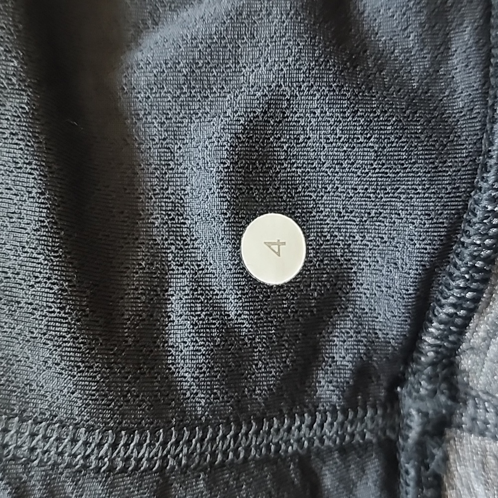 Lululemon charcoal gray/black sleeveless shirt-4 - Picture 6 of 8